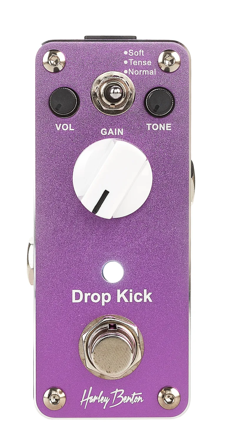 Harley Benton MiniStomp Drop Kick Distortion-Pedal High-Gain