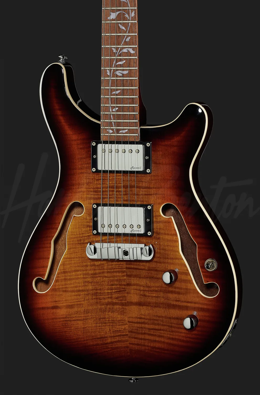 Harley Benton Deluxe CST-24HB E-Gitarre Tobacco Flame