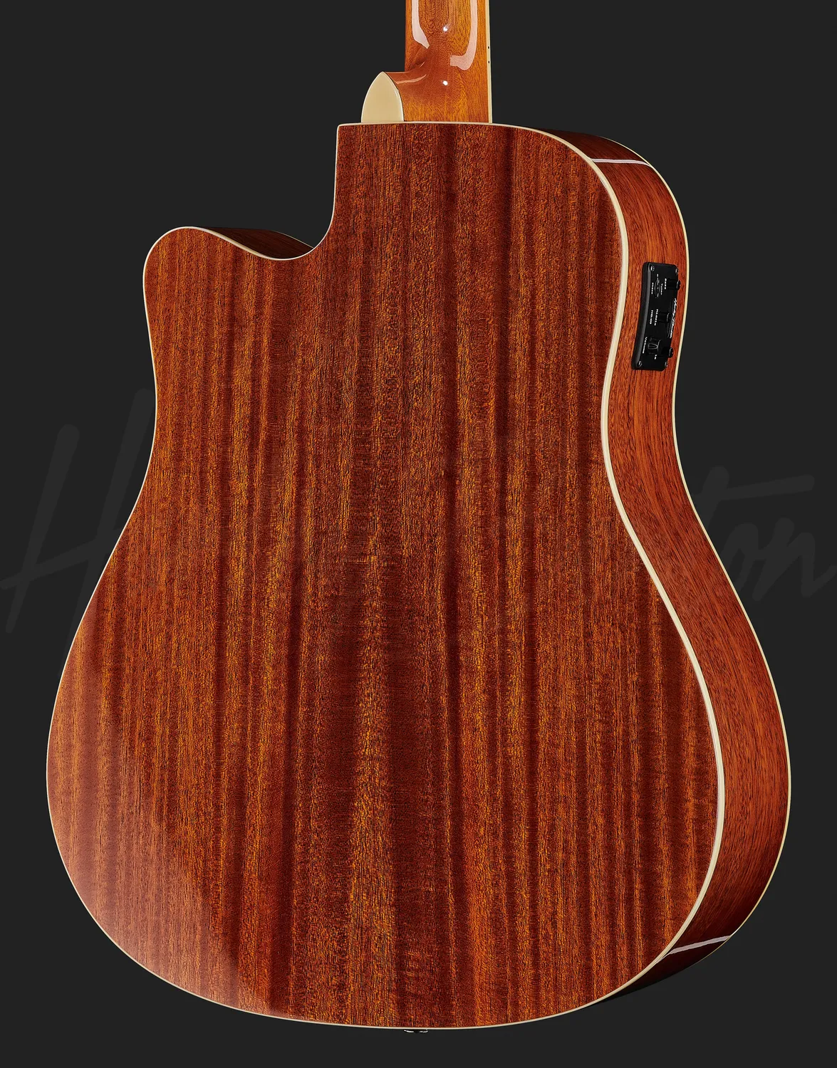 Harley Benton Custom CLD-60SMCE NT Westerngitarre Mahagoni