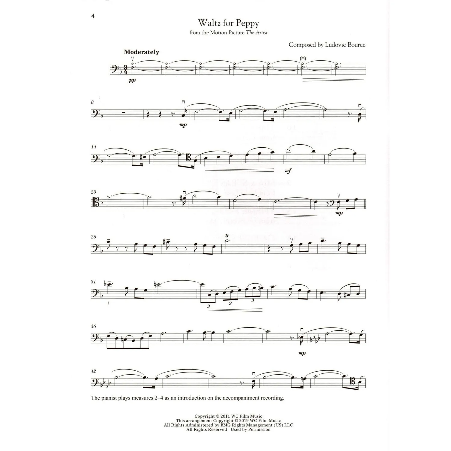 Shar Music Movie Themes Cellonoten mit Klavier und Audio