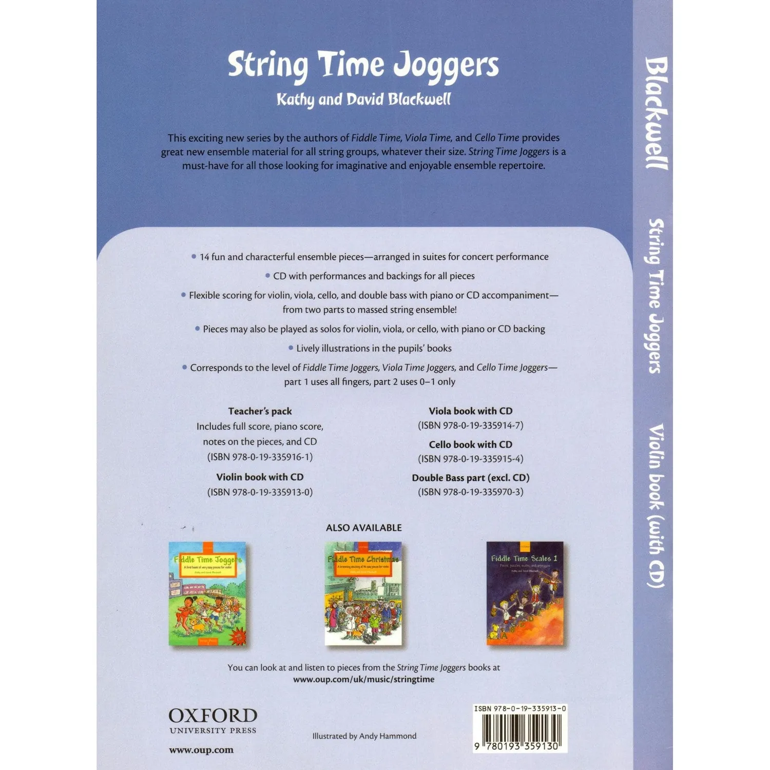 Shar String Time Joggers Violine Noten Blackwell