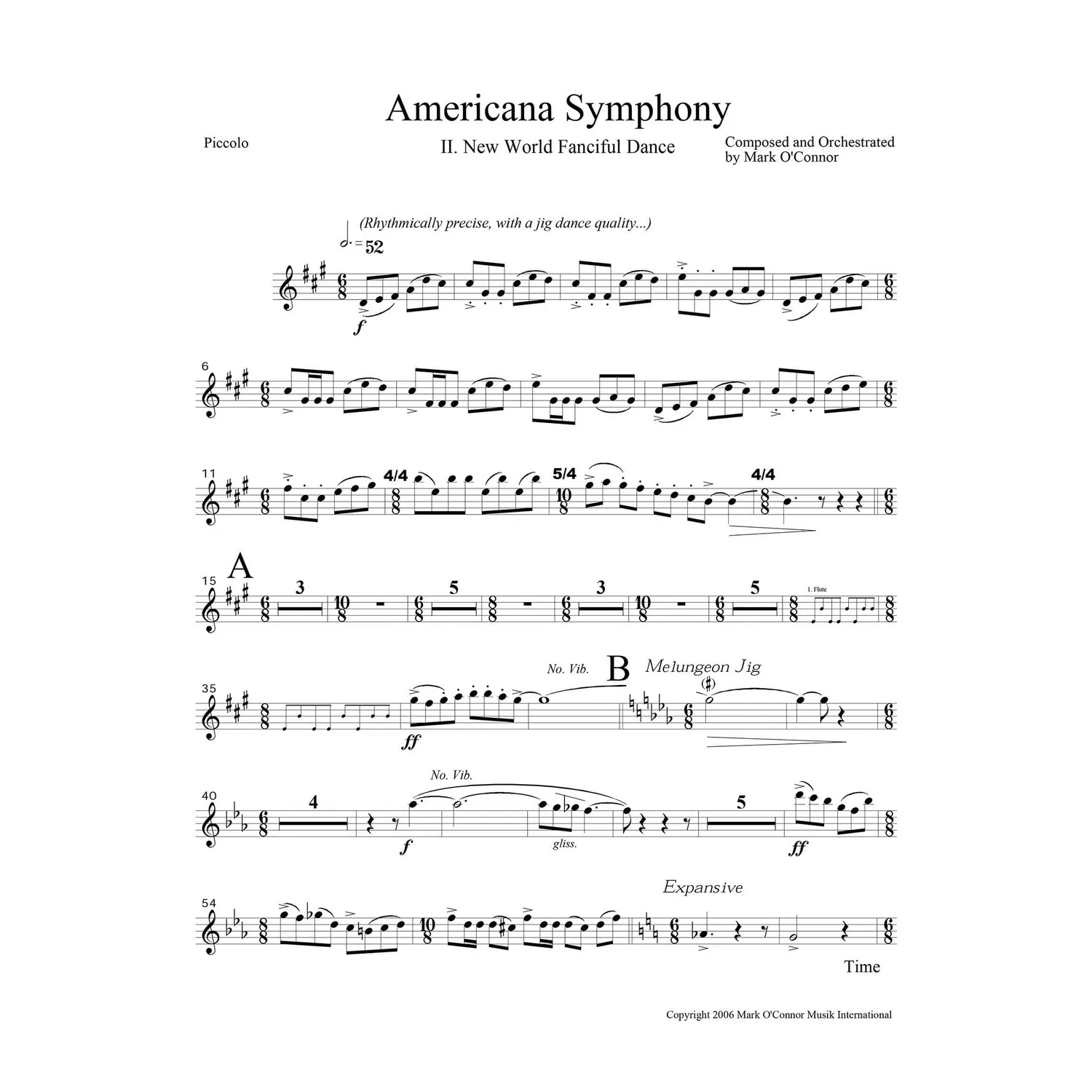 O'Connor Americana Symphony Bläsernoten Download