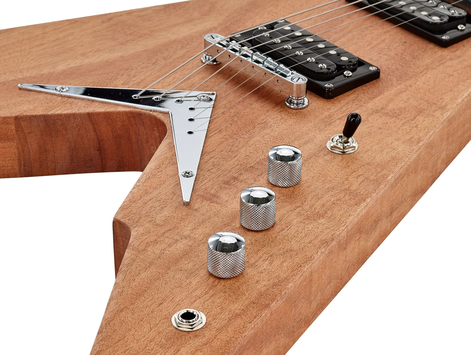 Harley Benton Victory E-Gitarren-Bausatz Natur Humbucker