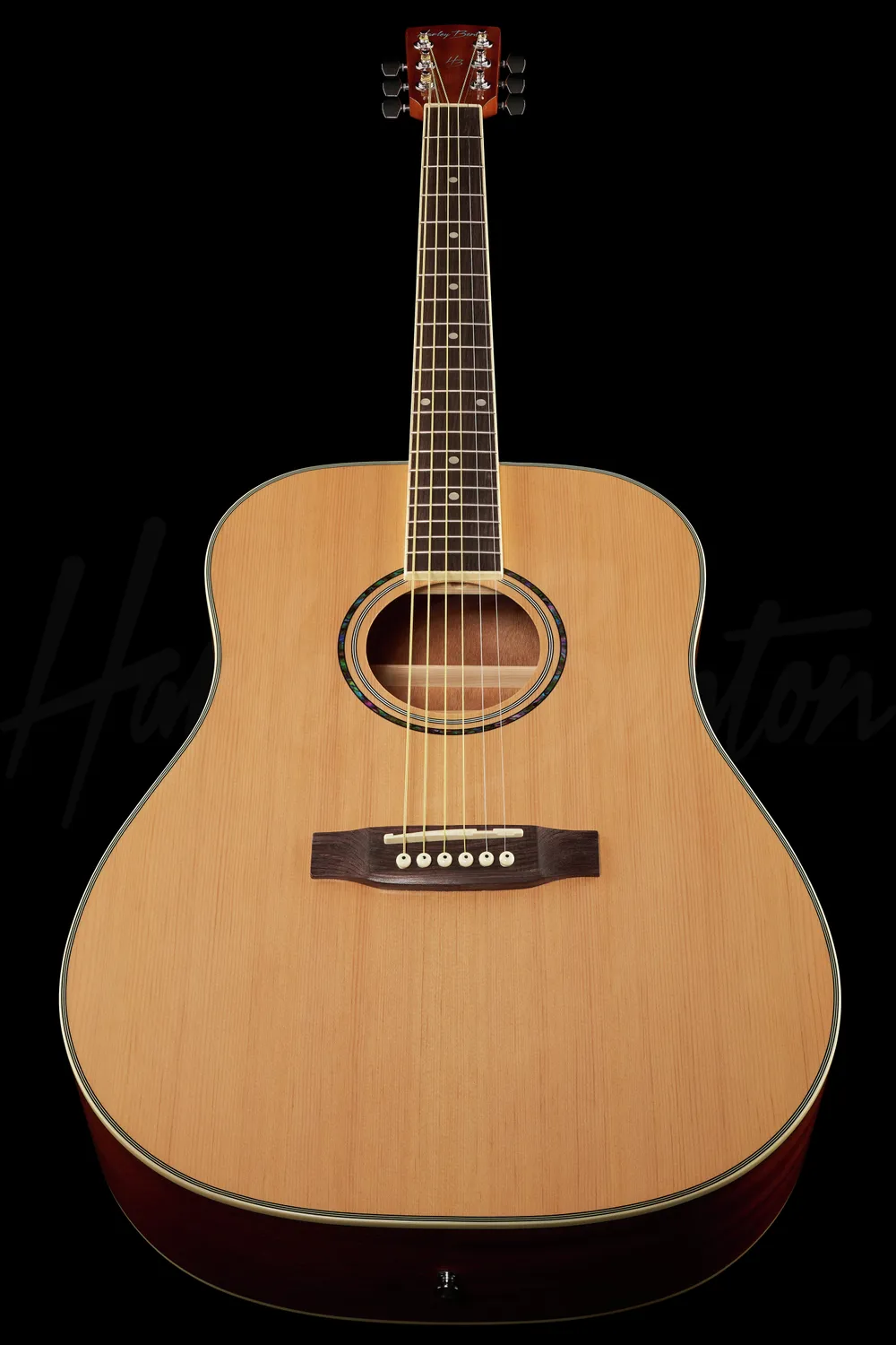 Harley Benton Custom Line D-120 NT Westerngitarre Natur Fichte