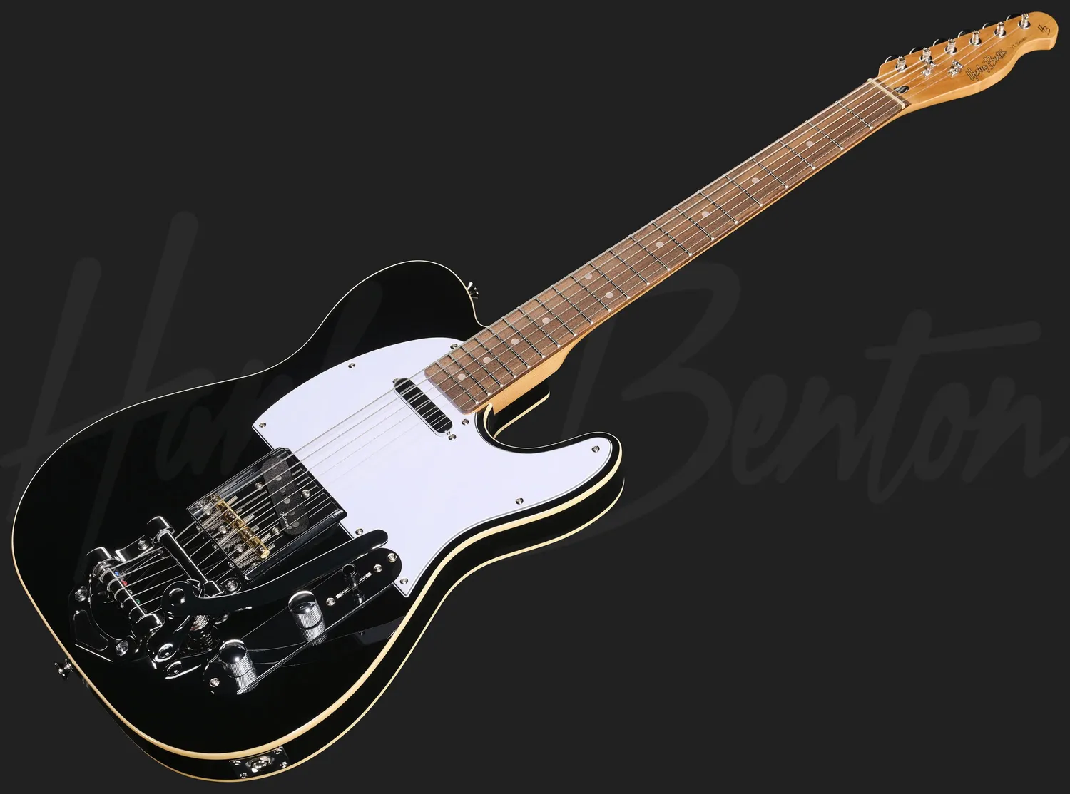 Harley Benton TE-62DB Tremolo E-Gitarre BK Singlecoil