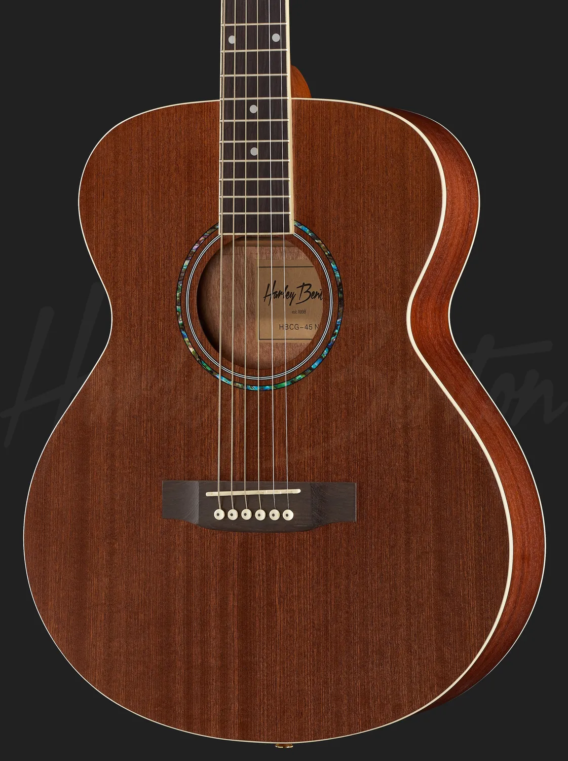 Harley Benton CG-45 NT Westerngitarre Mahagoni