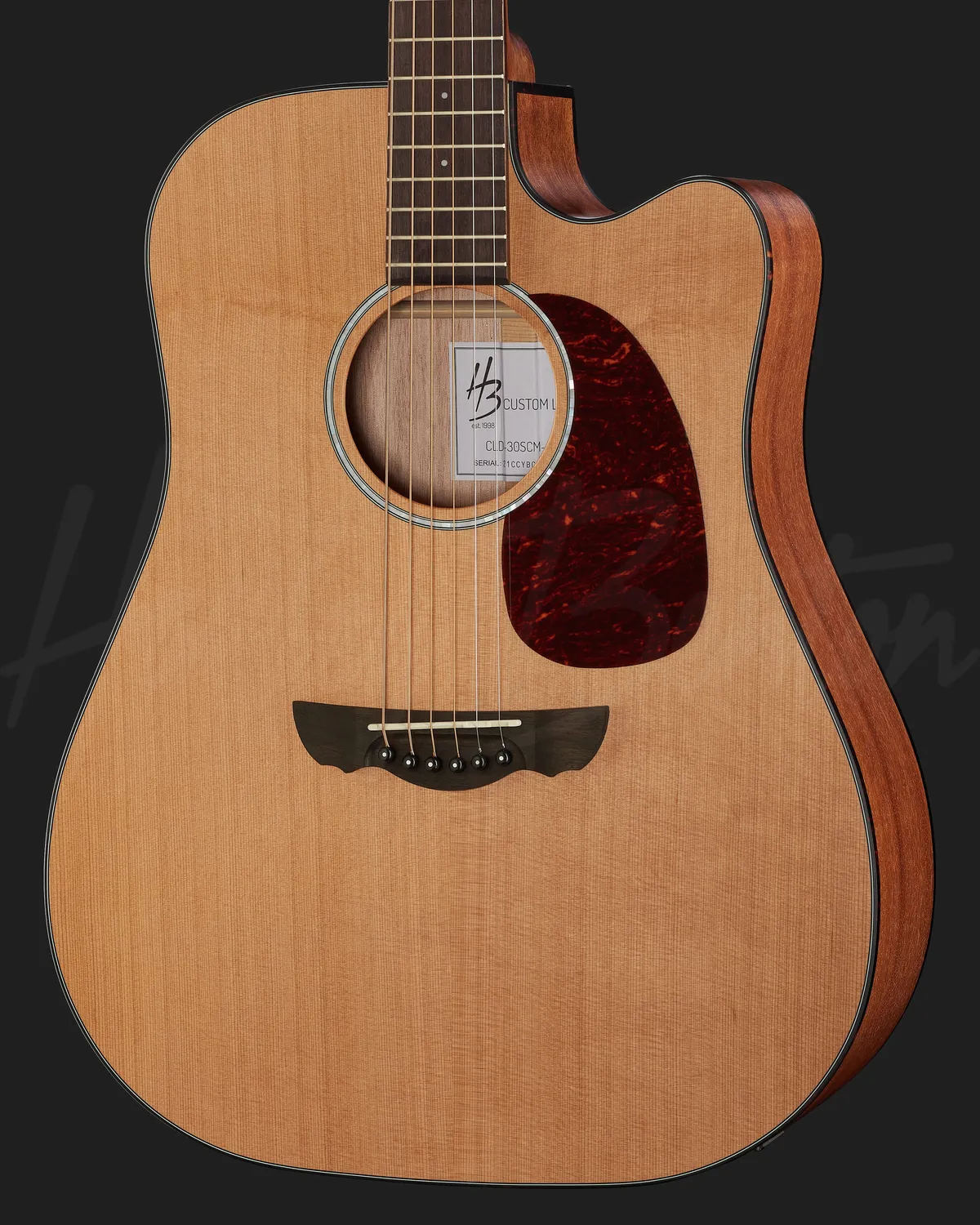 Harley Benton Custom Line CLD-30SCM-CE Dreadnought Zeder