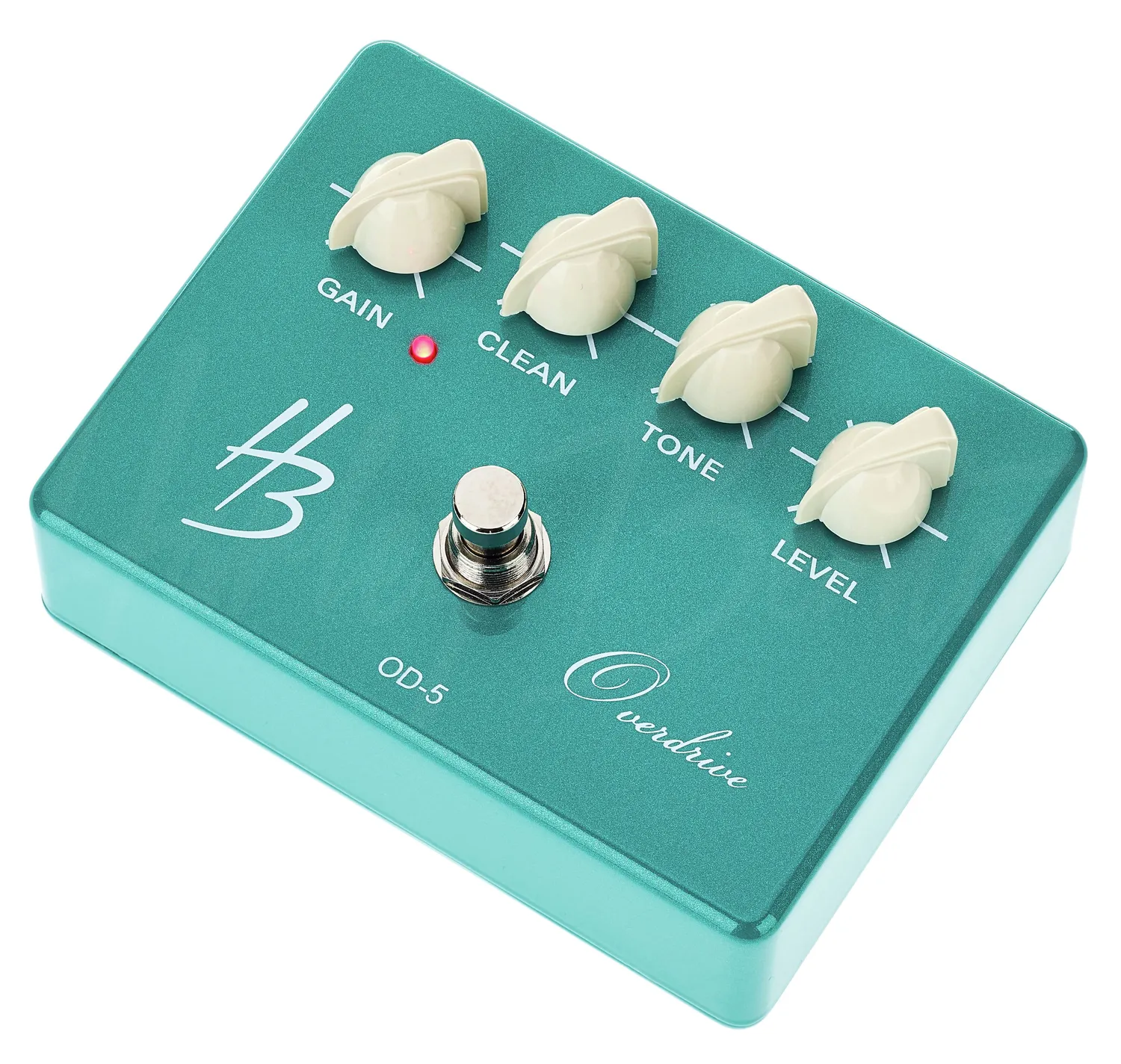 Harley Benton Custom Line OD-5 Overdrive Effektpedal Gitarre Clean-Mix