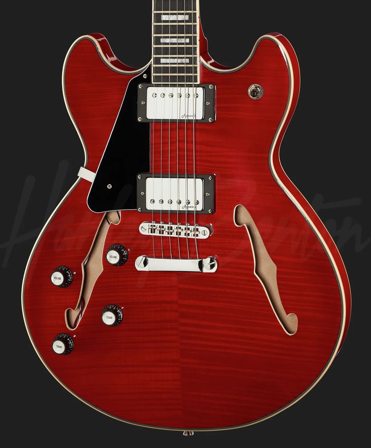 Harley Benton Deluxe HB-35Plus LH E-Gitarre Linkshänder Cherry