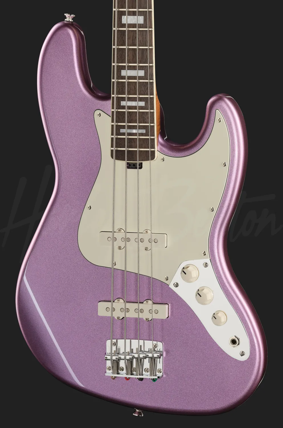 Harley Benton MV-4JB Plus BassTheWorld E-Bass burgundy