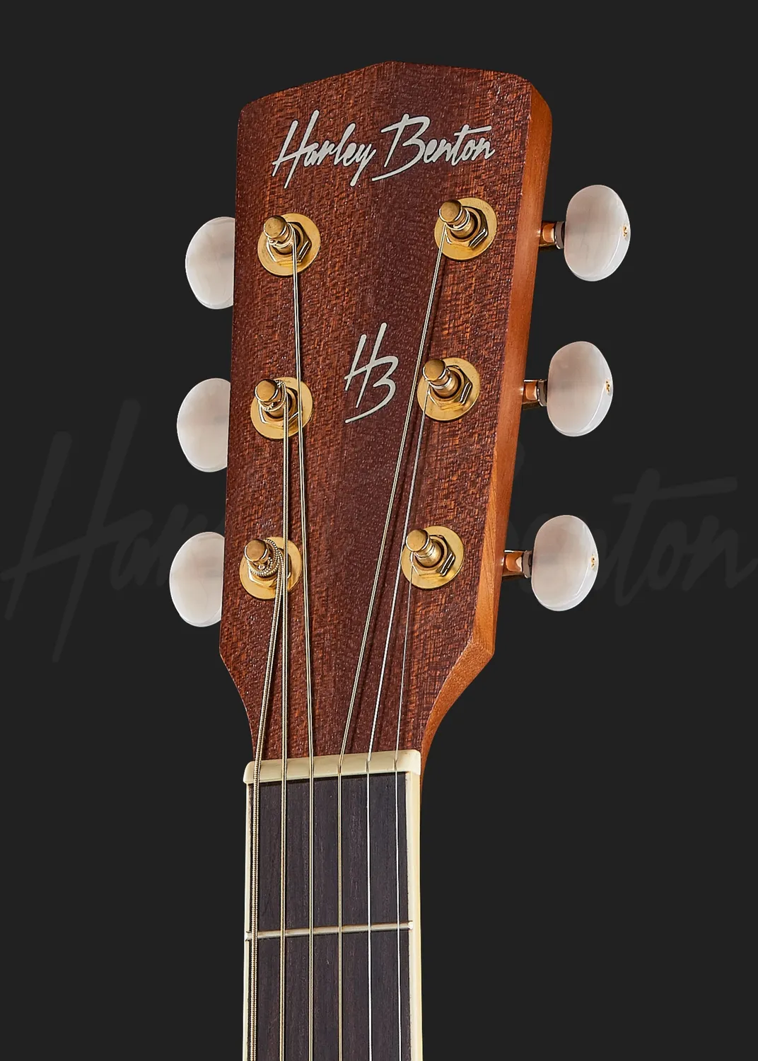 Harley Benton CG-45 NT Westerngitarre Mahagoni