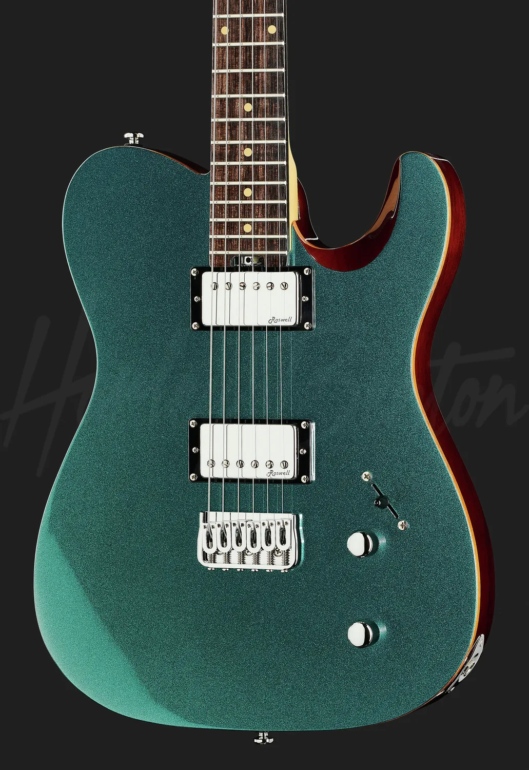 Harley Benton Progressive Fusion-T HH HT E-Gitarre Petrol