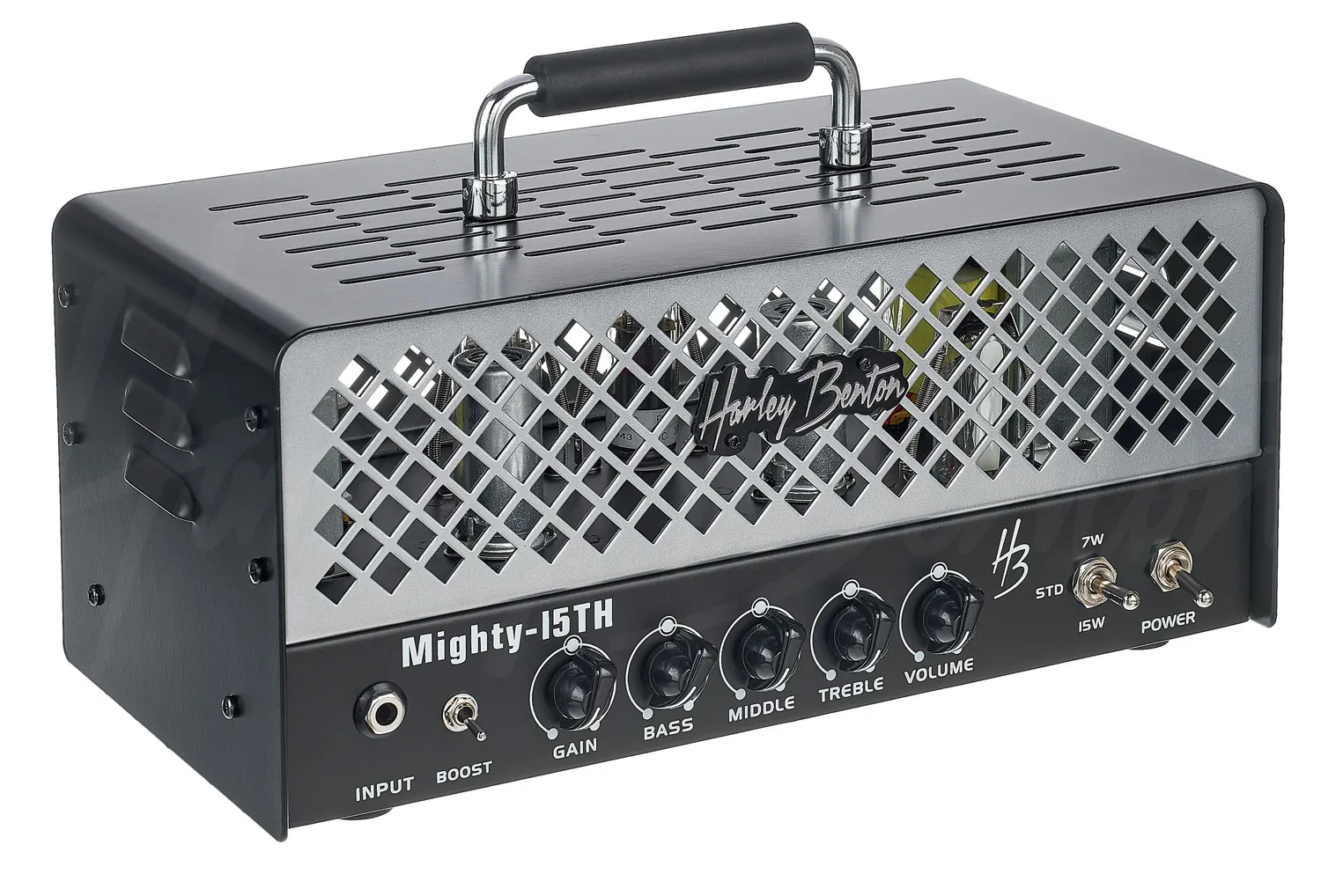 Harley Benton Mighty-15TH Röhrenverstärker Topteil 15 Watt