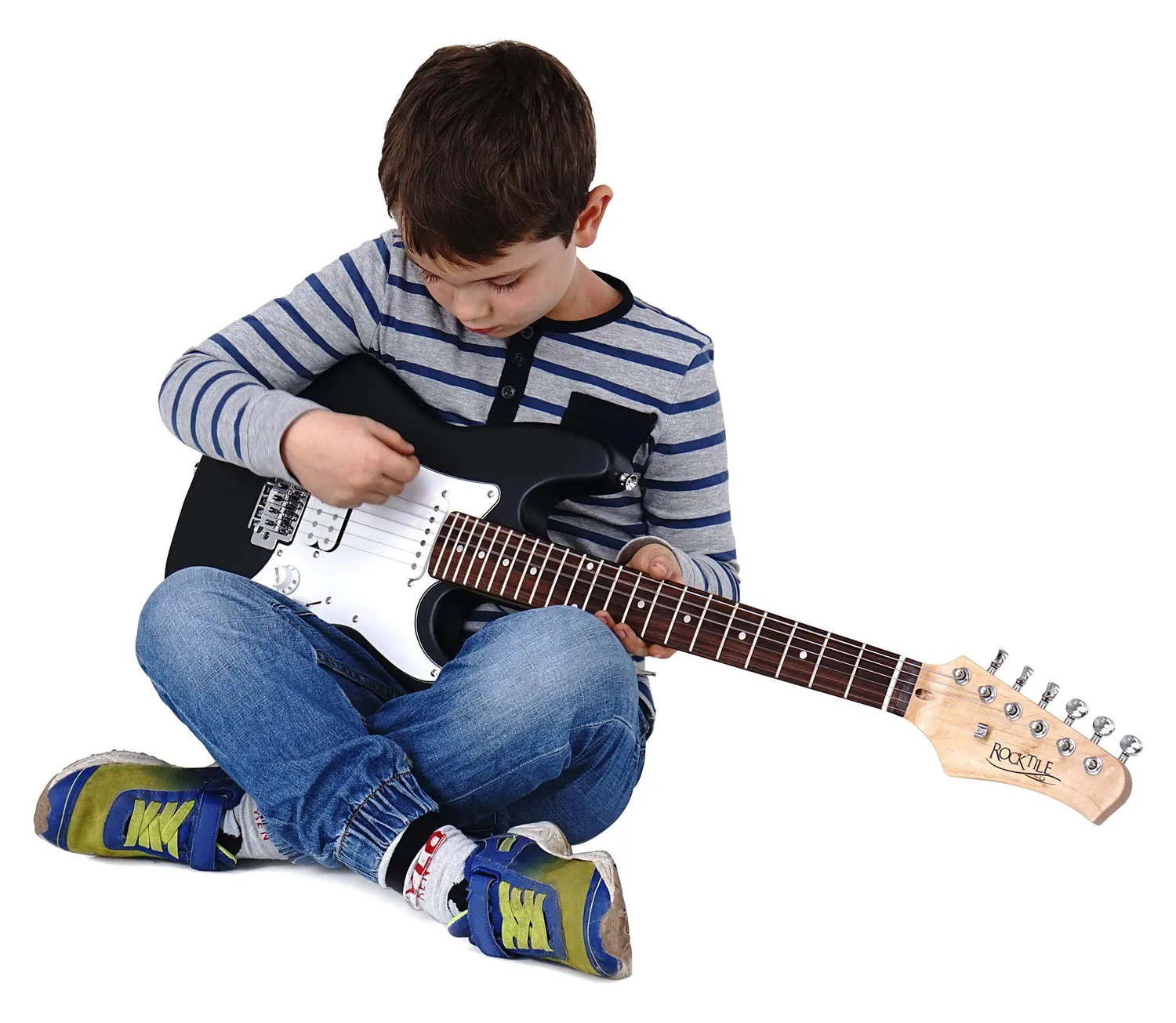 Rocktile Sphere Junior Black 3/4 E-Gitarre Schwarz Kindergitarre