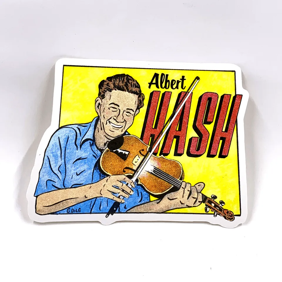 Pisgah Old-Time Superhero Sticker wetterfest