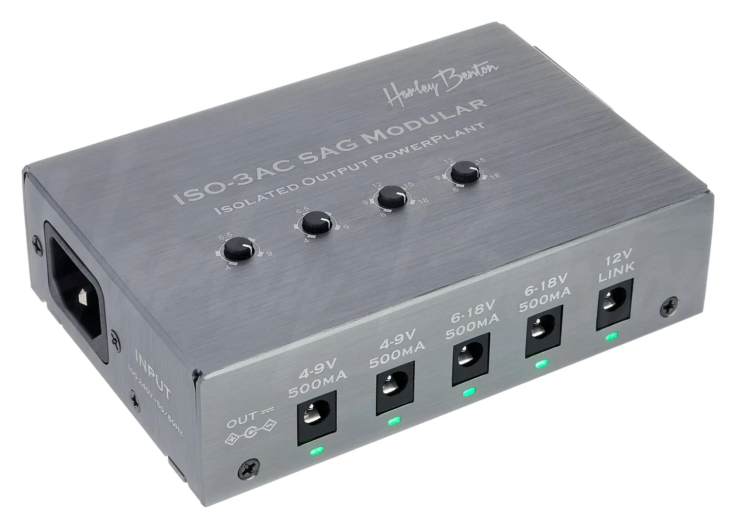 Harley Benton Standard PowerPlant ISO-3AV Netzteil SAG Modular