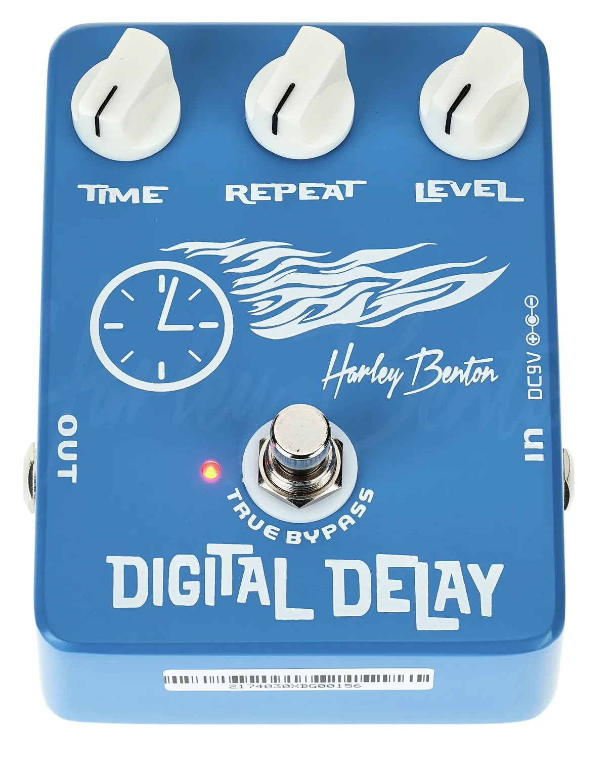 Harley Benton Digital Delay Effektpedal warm analog