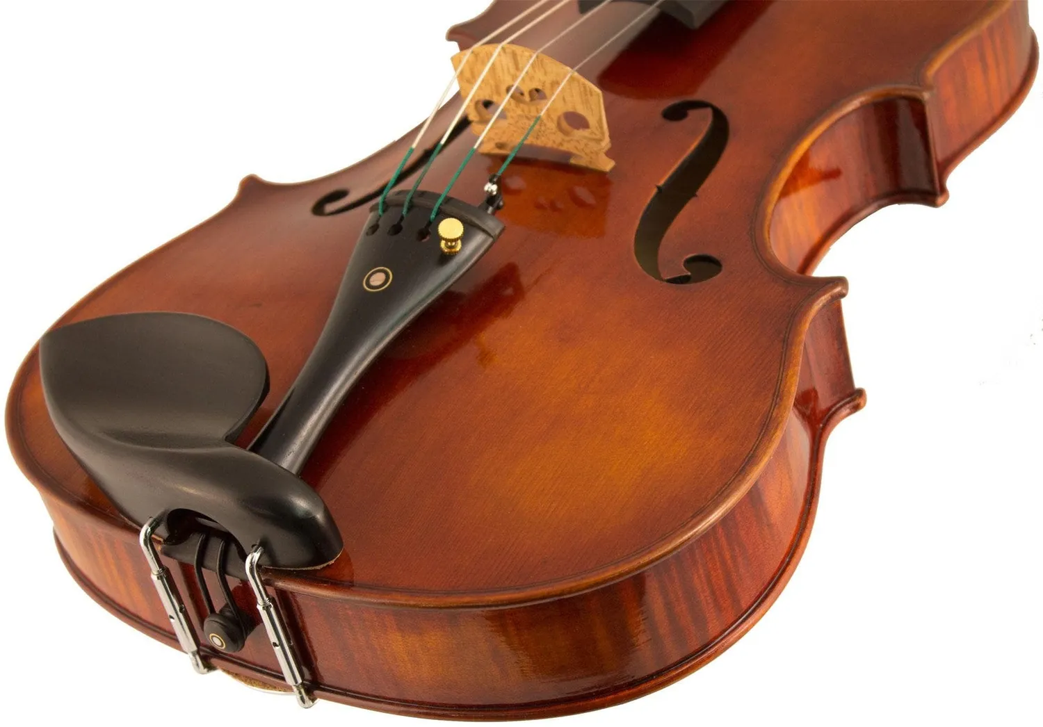 Shar Strad Large Plate with Hump Kinnhalter Ebenholz Viola