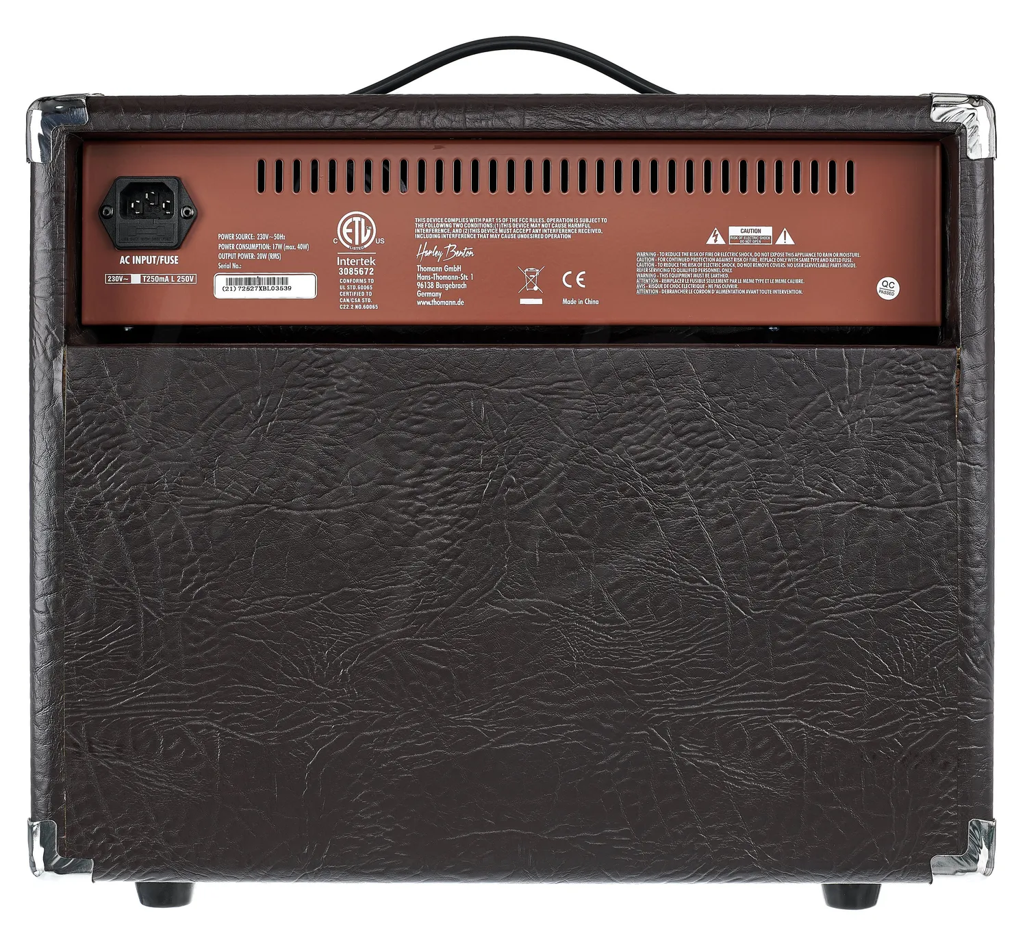 Harley Benton Standard Series HBAC-20 Akustikcombo 20 Watt