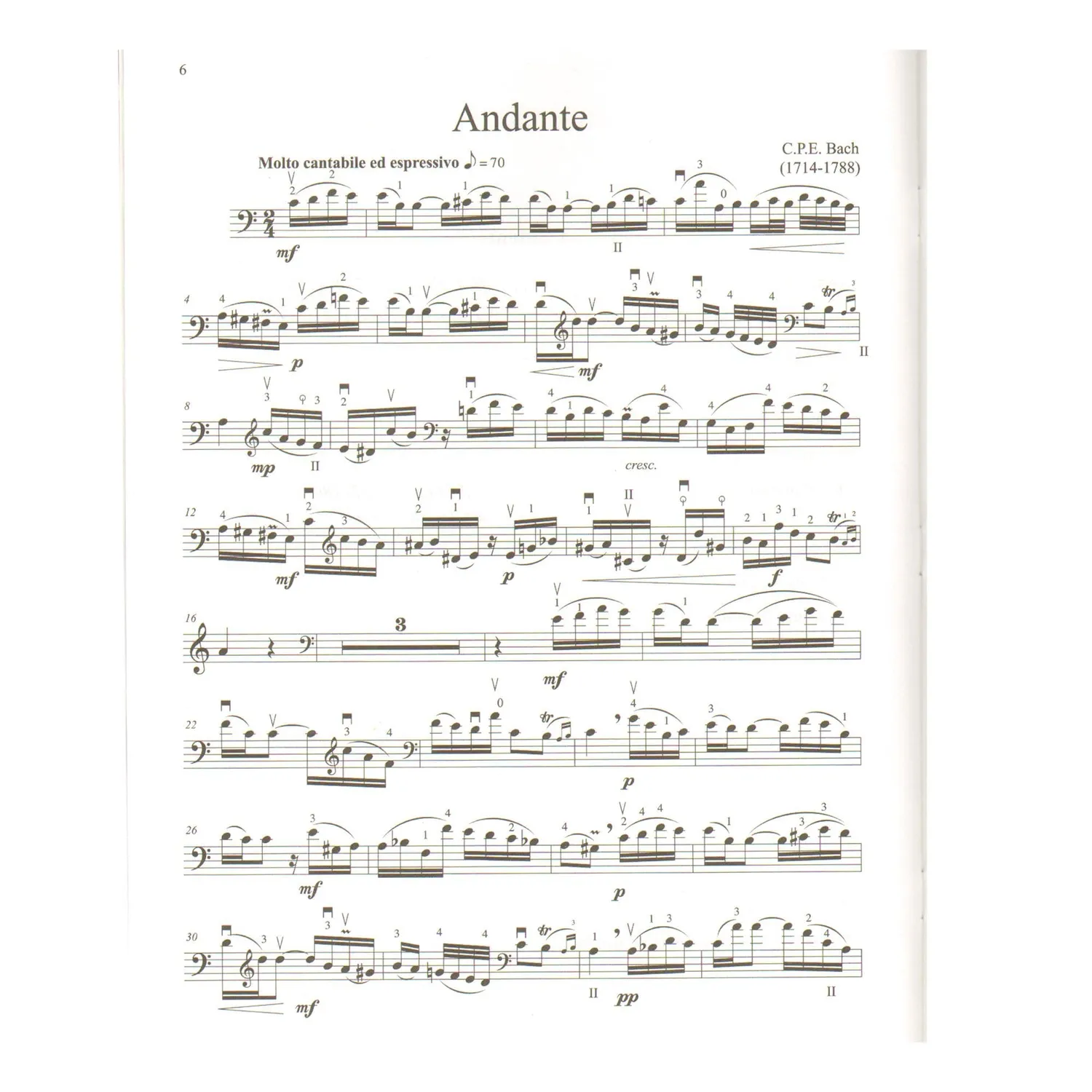 Carey Cheney Solos for Young Cellists Vol.7 Cellonoten mit Klavier