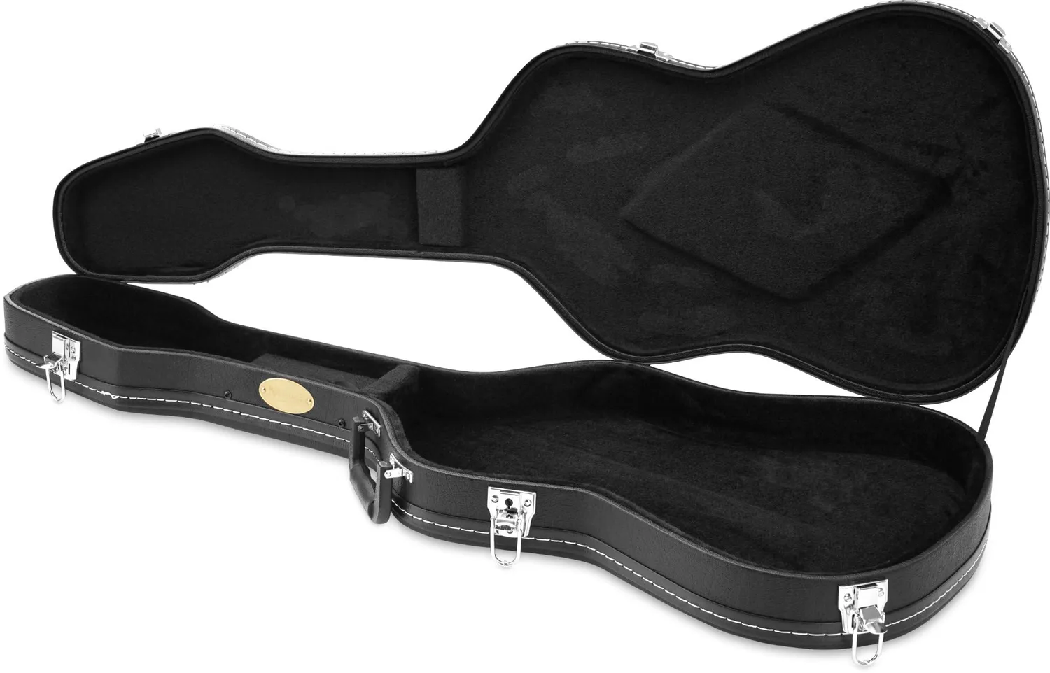 Rocktile Deluxe Gitarrenkoffer E-Gitarre Strat Schwarz