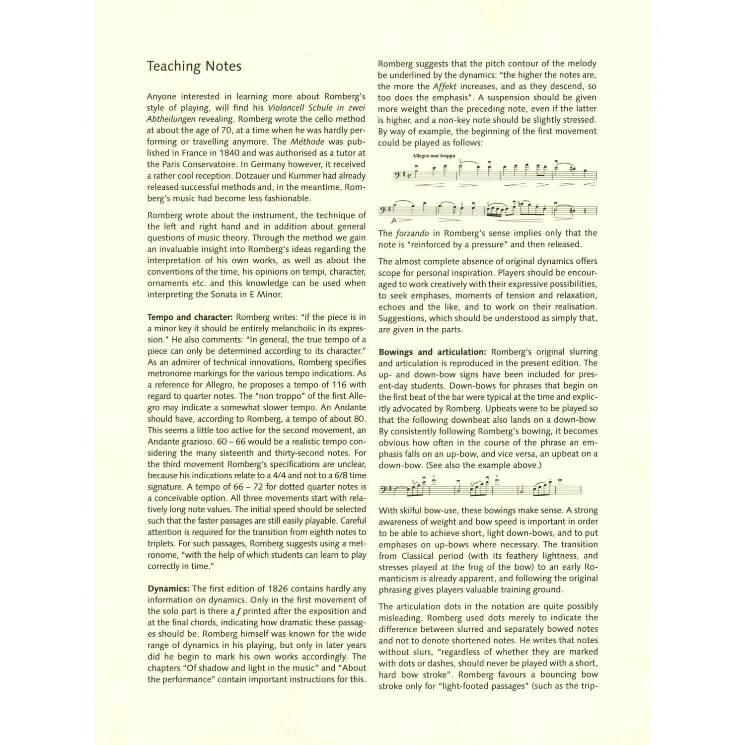 Shar Music Romberg Sonate e-Moll Op. 38/1 Noten für Cello