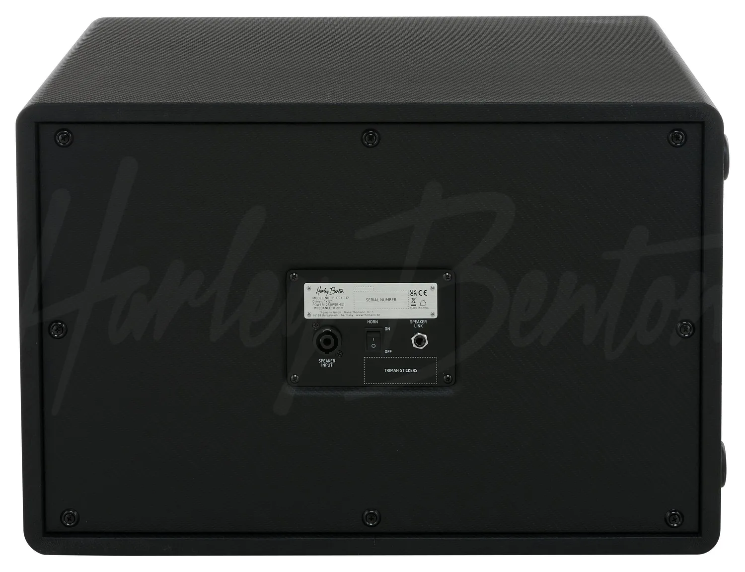 Harley Benton Standard Block-112VH Bassbox 250W 8 Ohm