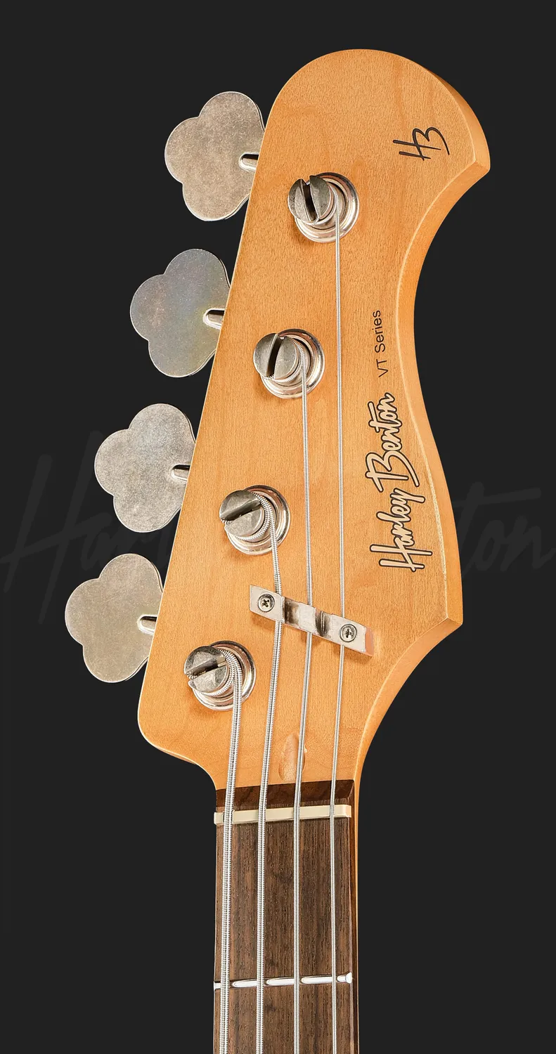 Harley Benton PB-62HA BK E-Bass Precision aged schwarz