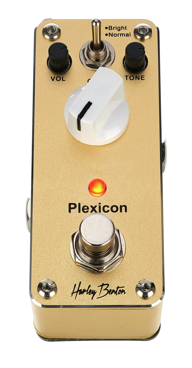 Harley Benton MiniStomp Plexicon Effektpedal Overdrive