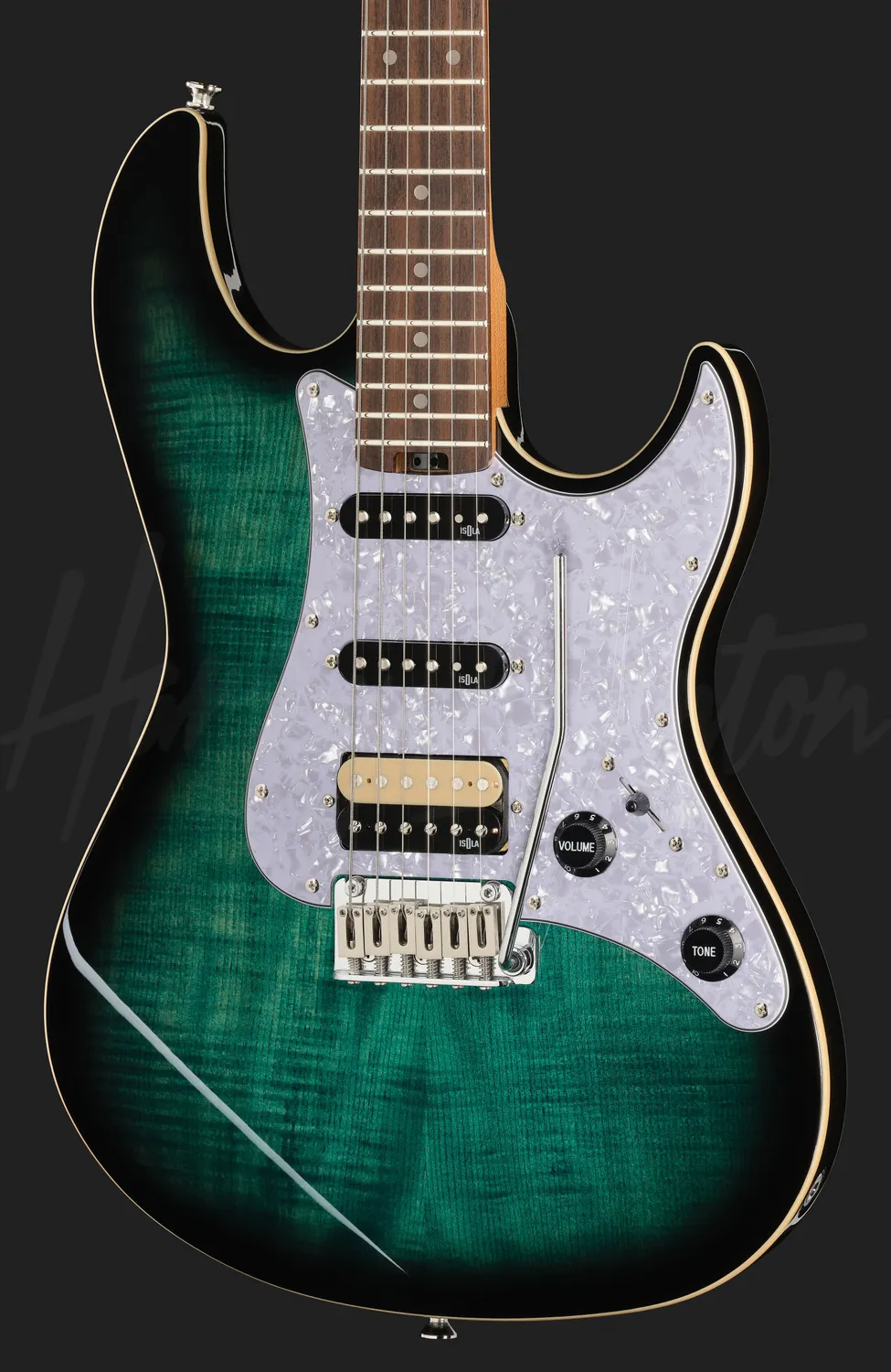 Harley Benton Rock ST-Modern HSS E-Gitarre Blue Burst