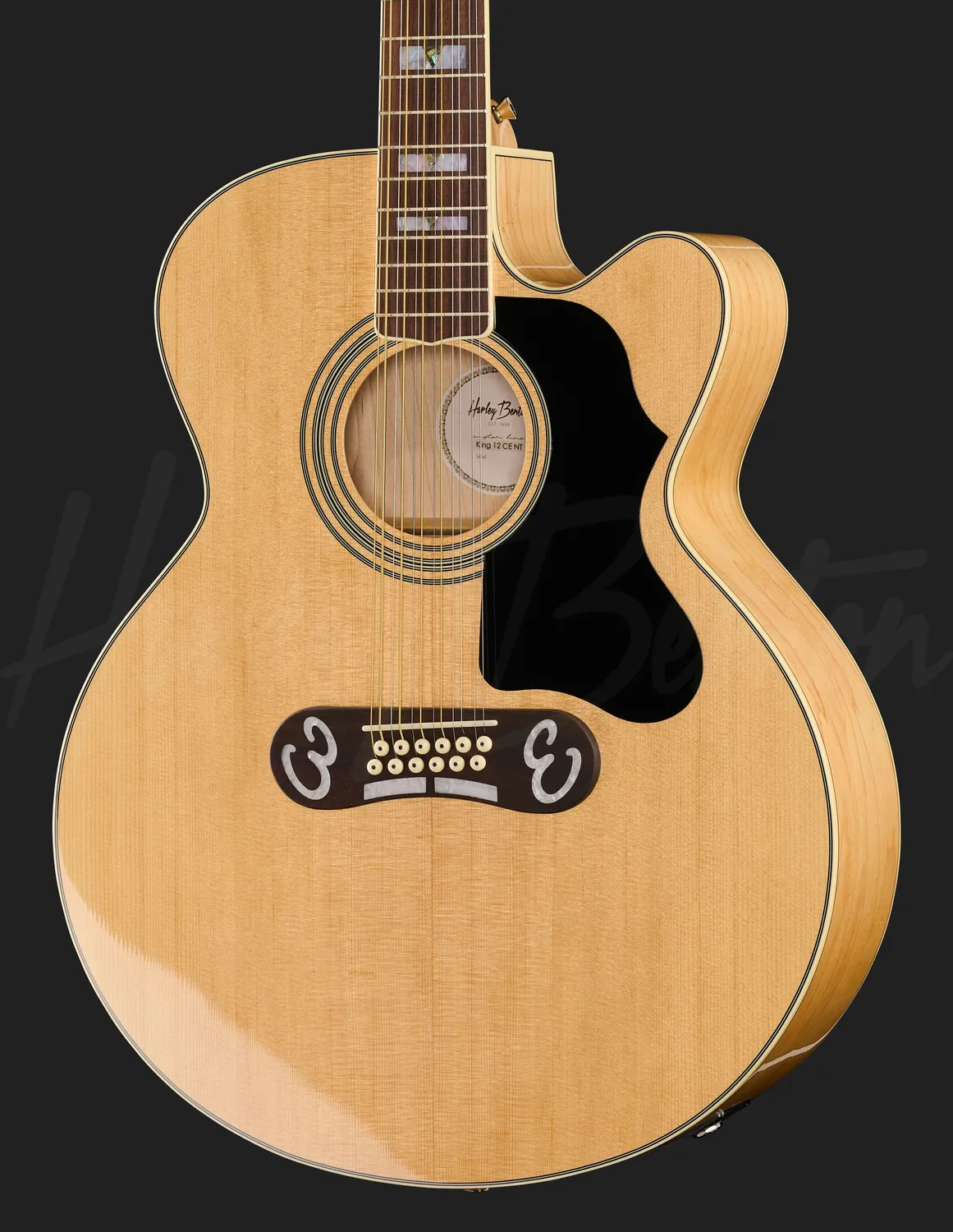 Harley Benton Custom Line King-12 CE NT 12-saitige Akustikgitarre