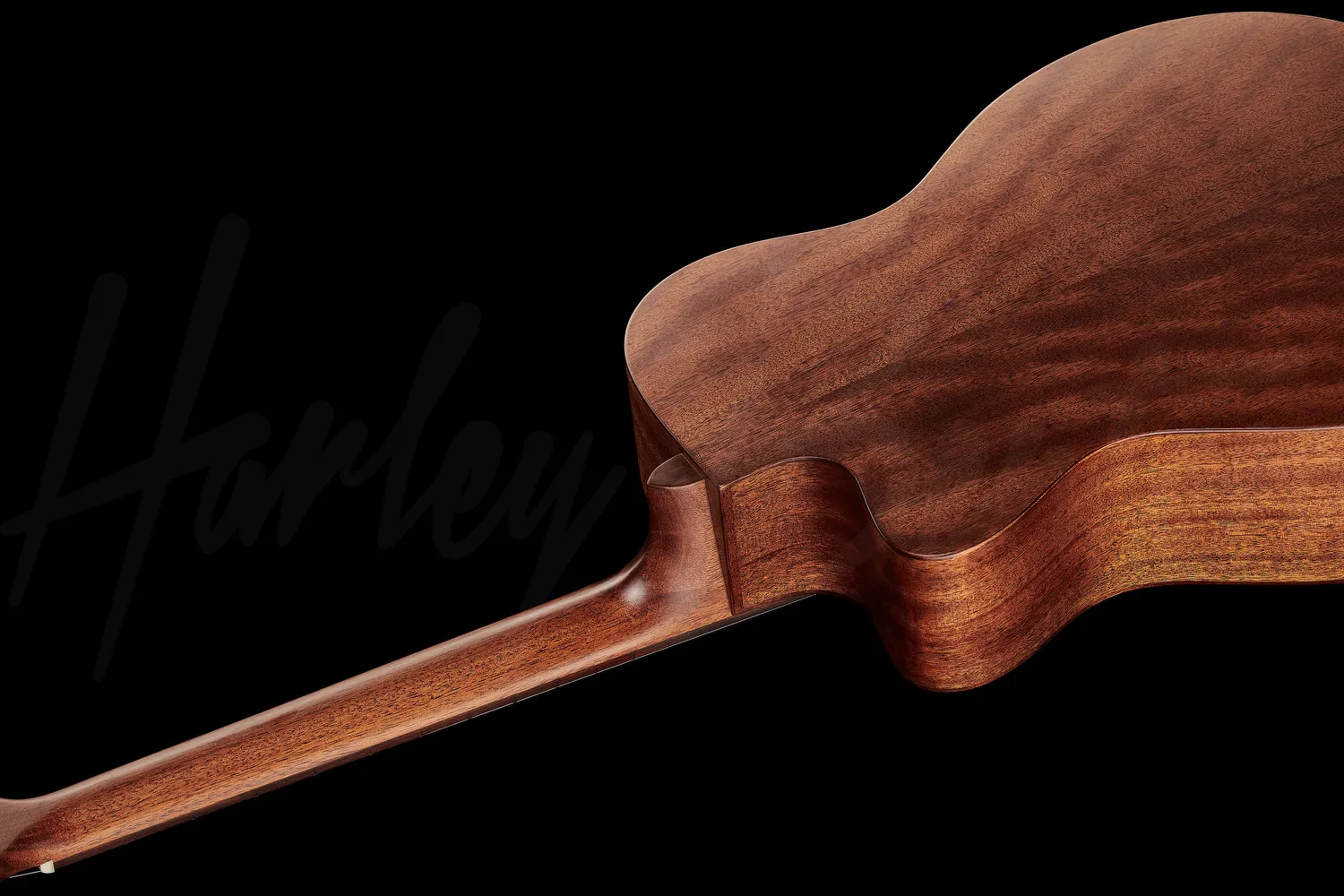 Harley Benton Custom Line CLA-15MCE Westerngitarre Mahagoni