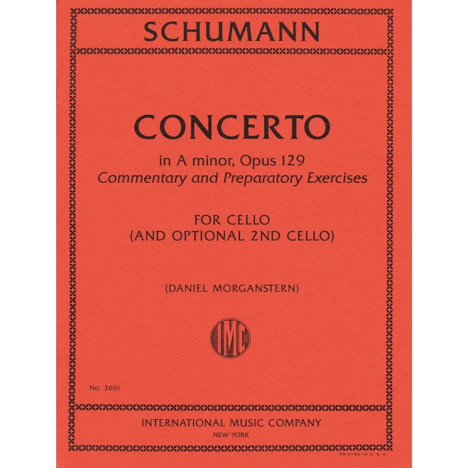 Schumann Cellokonzert a-moll Cello-Noten 2. Cello
