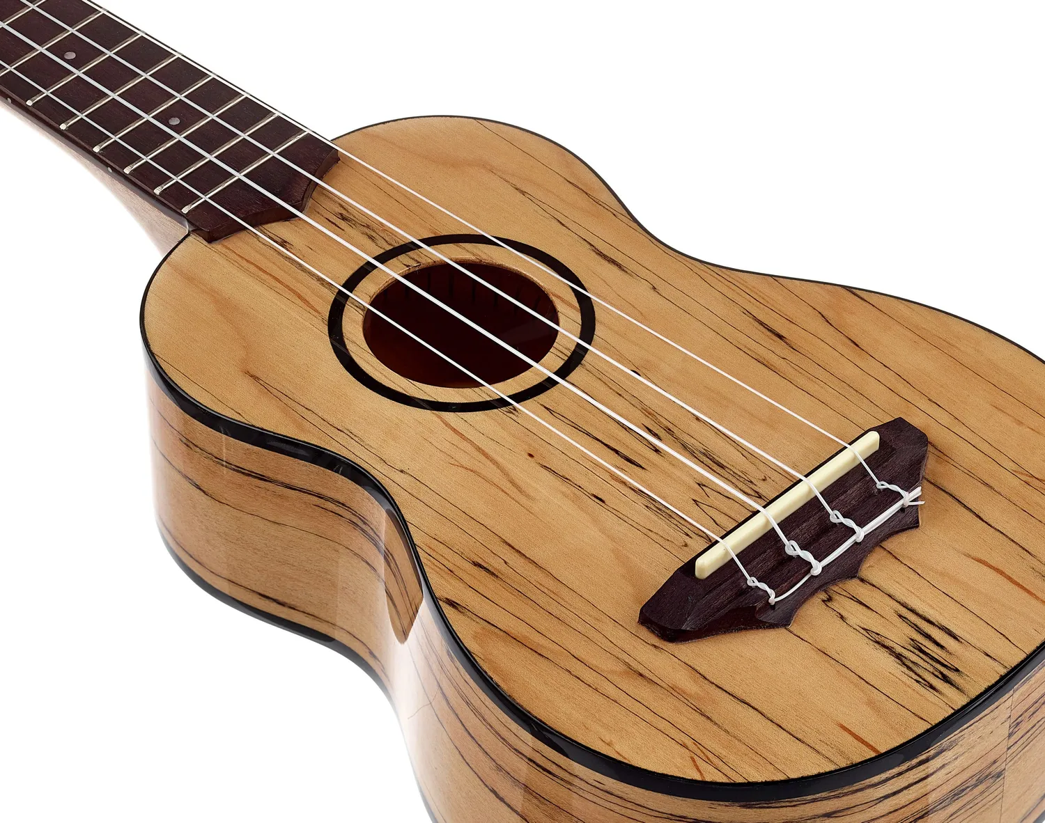 Harley Benton Kahuna CLU-30S Ukulele Spalted Maple Aquila