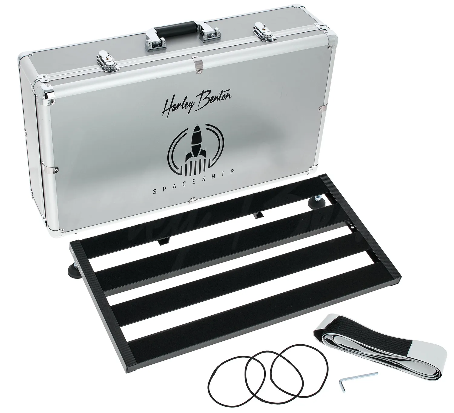 Harley Benton SpaceShip 60 Pedalboard mit Hardcase Alu