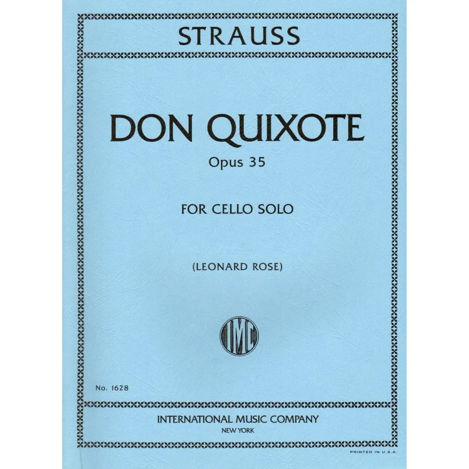 Shar Music Strauss Don Quixote Op 35 Cello-Noten Rose
