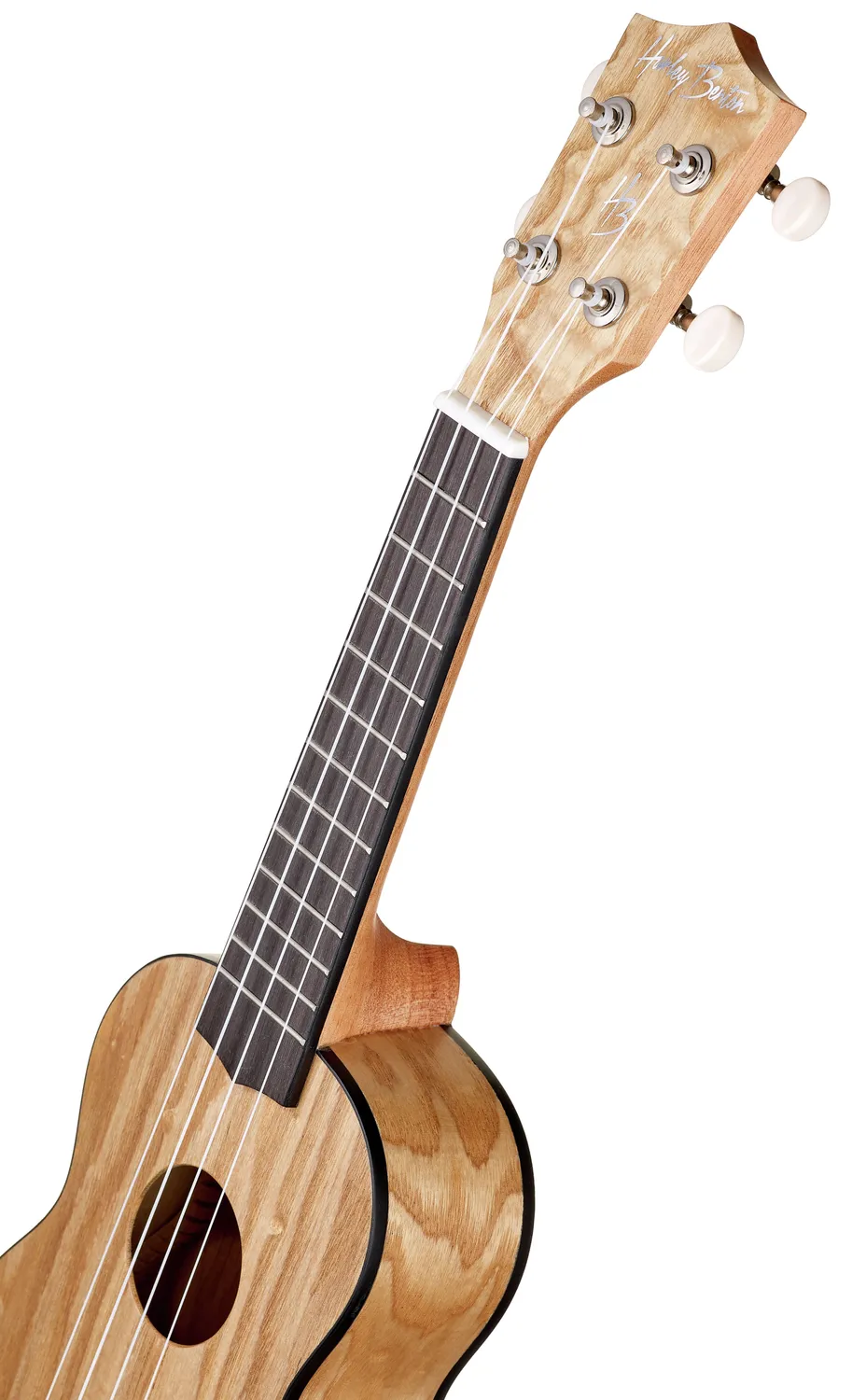 Harley Benton UK-12 Stain Ash NT Sopran-Ukulele mit Tasche