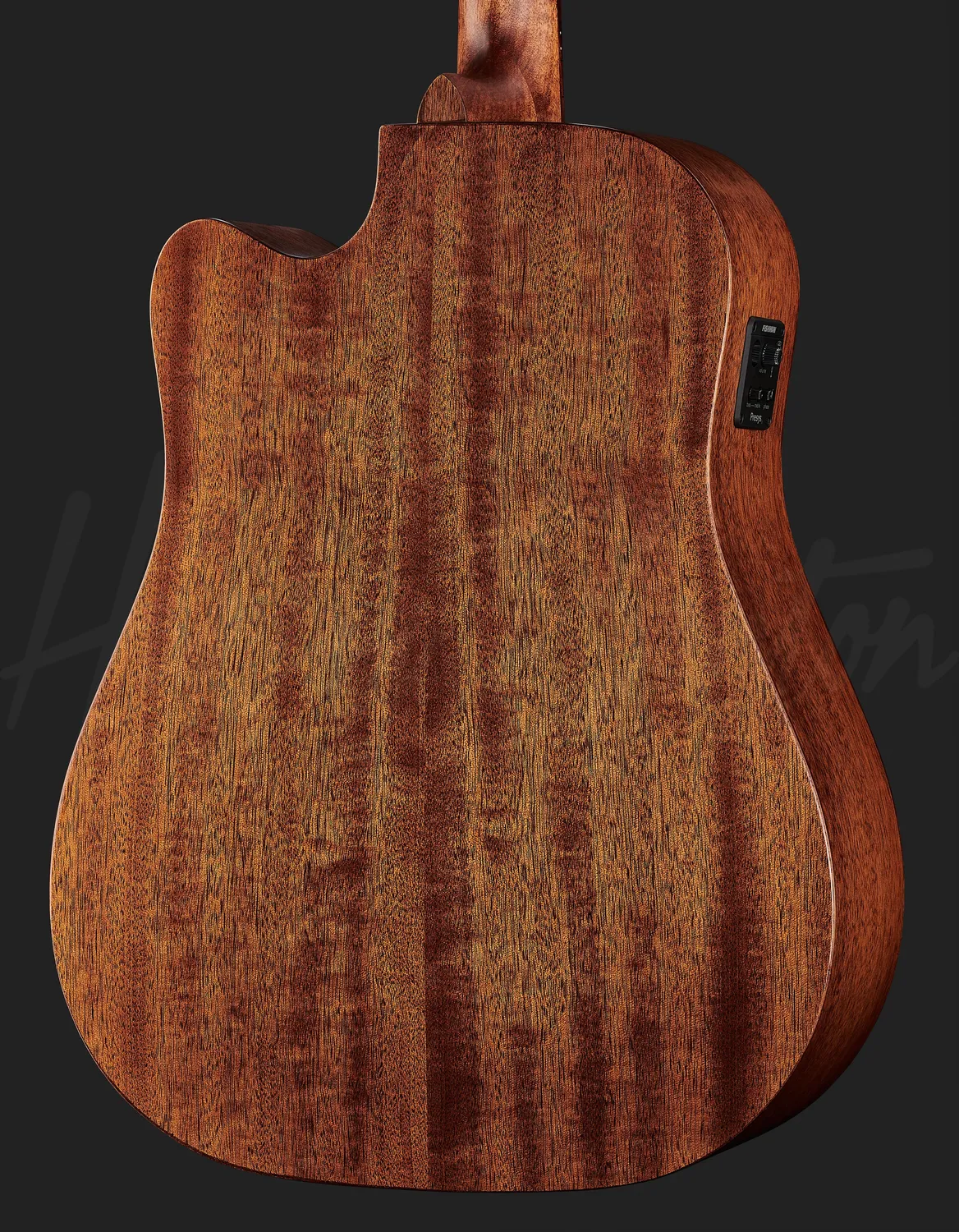 Harley Benton Custom CLD-15MCE Westerngitarre Mahagoni massiv