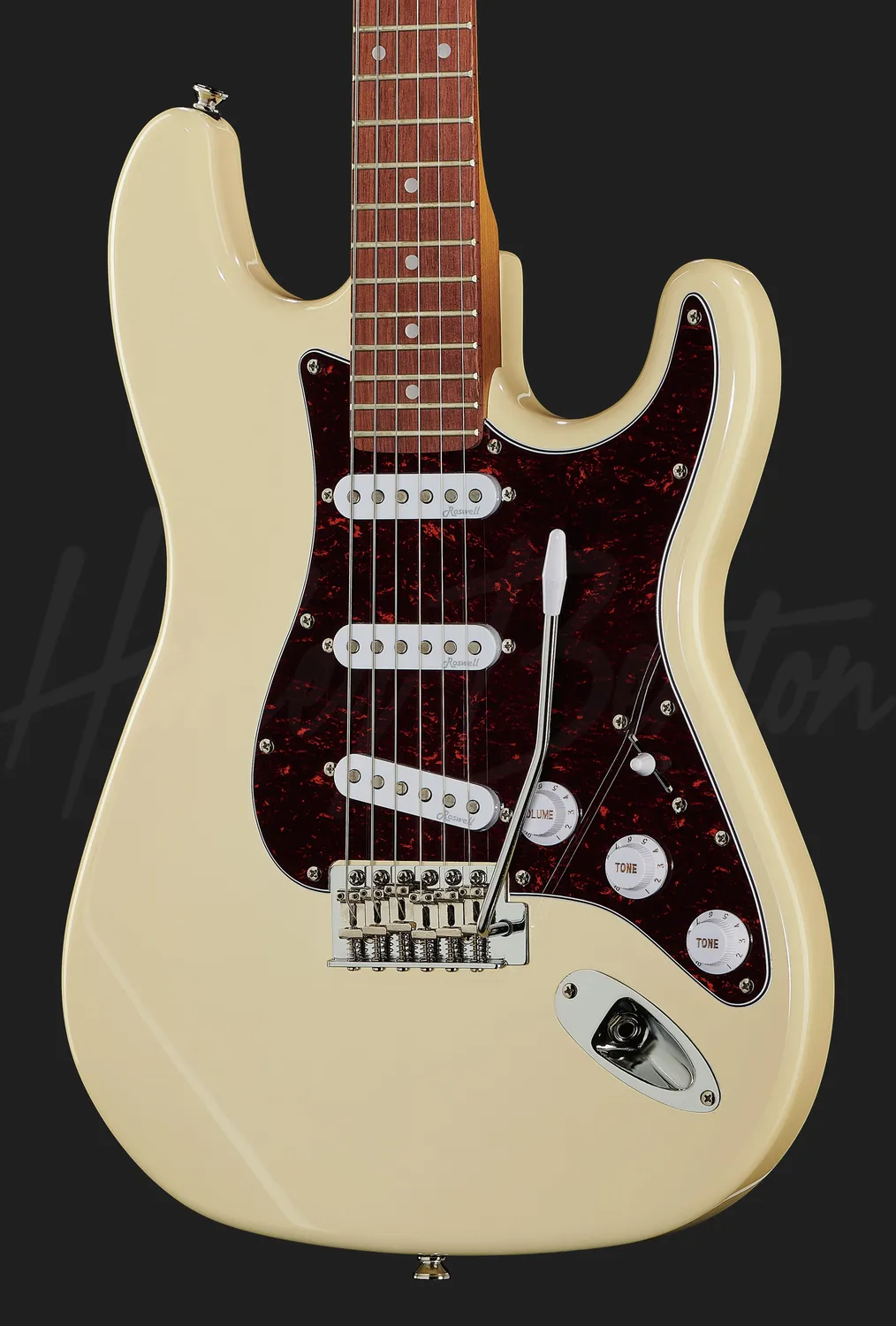 Harley Benton Classic Series ST-62 VW E-Gitarre weiß