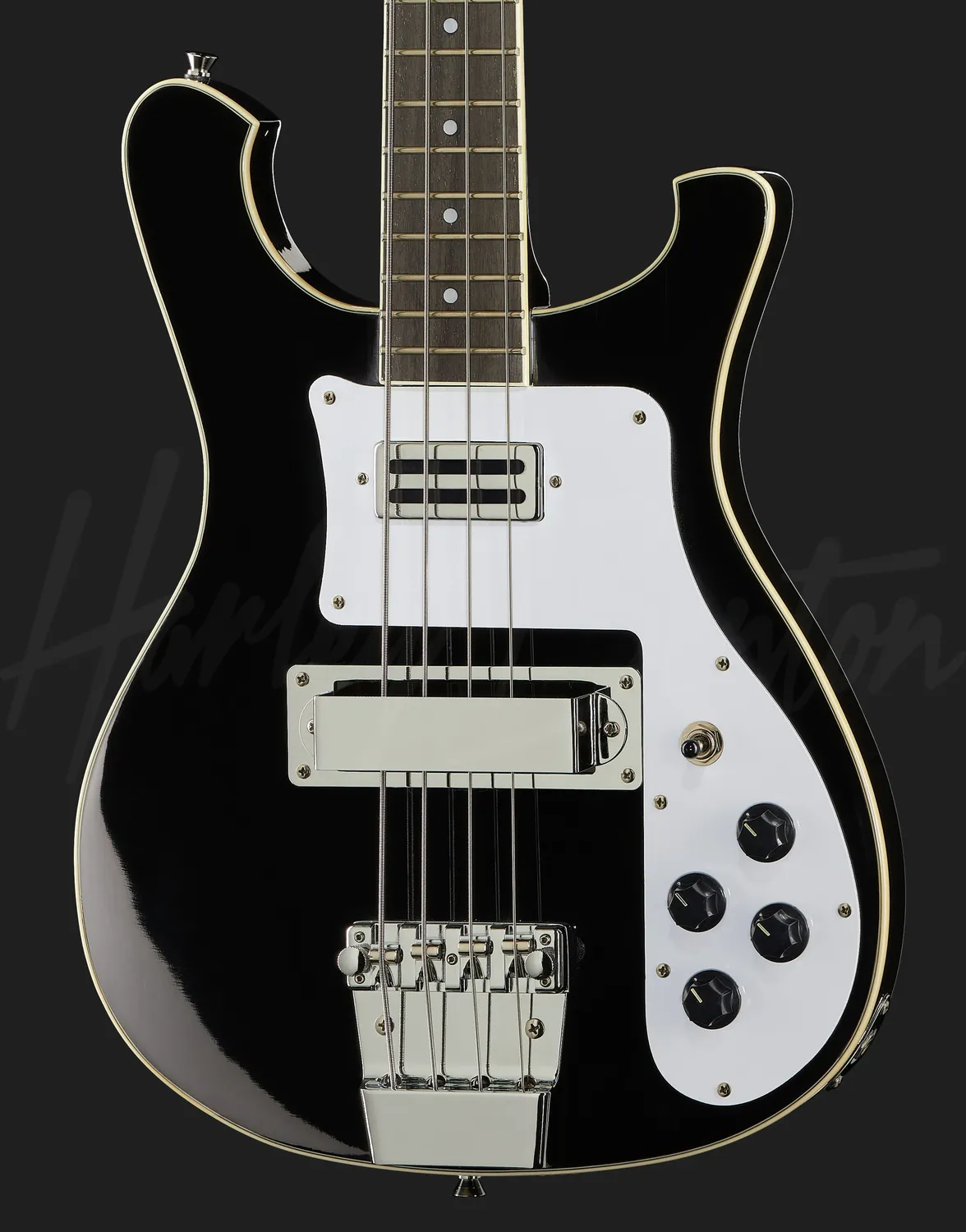 Harley Benton RB-414BK Tribute E-Bass Schwarz Singlecoil