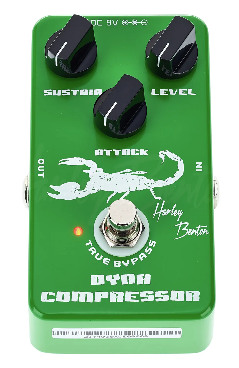 Harley Benton Standard Dynamic Compressor Effektpedal True Bypass