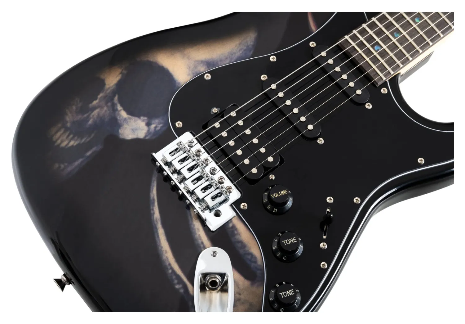 Rocktile Pro ST60-SK E-Gitarre Skull HSS