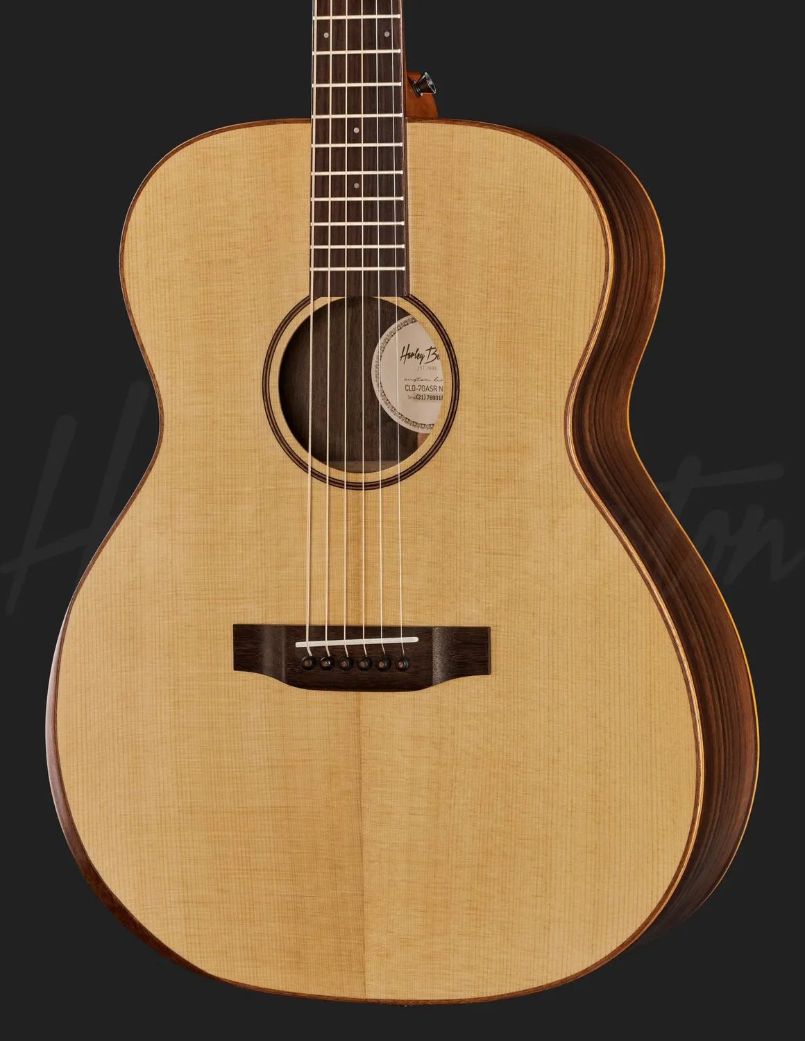 Harley Benton Custom CLO-70ASR NAT Westerngitarre massiv