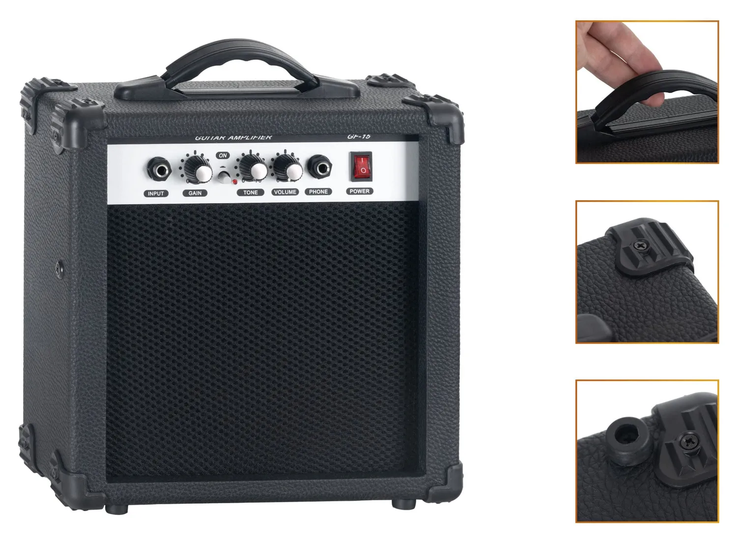 Rocktile Banger's Pack E-Gitarren Set Rot mit Verstärker
