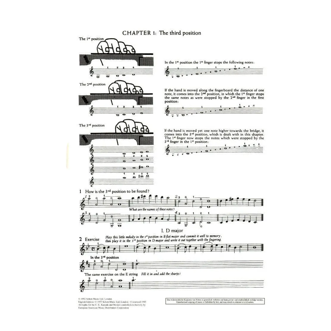 Schott Doflein Methode Band 3 Violinschule 2. und 3. Lage