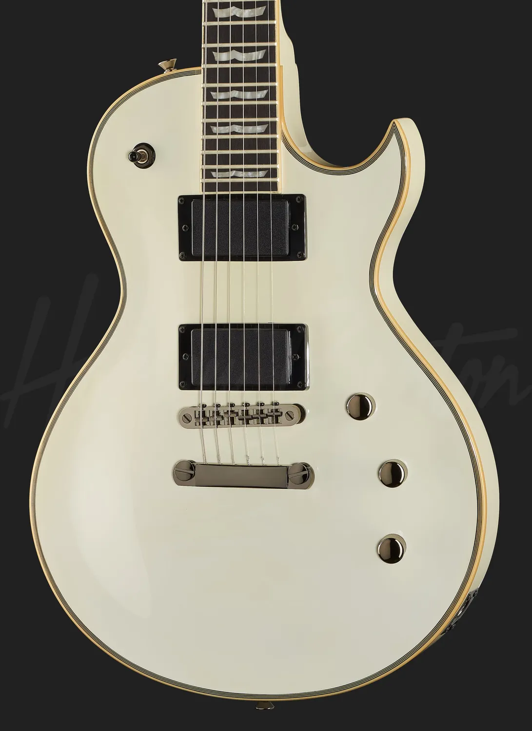 Harley Benton Vintage SC-1000 OW E-Gitarre weiß aktiv