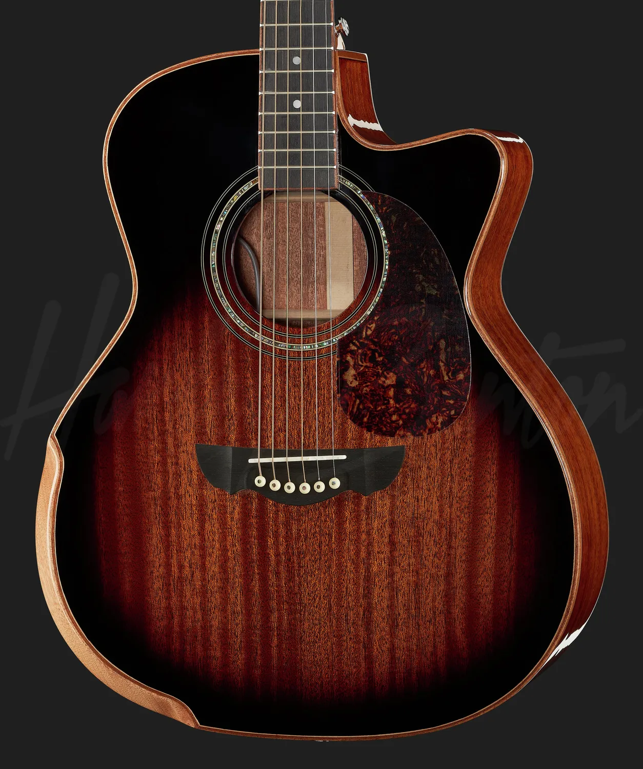 Harley Benton Custom Line CLG-650SM-CE VS Westerngitarre massiv