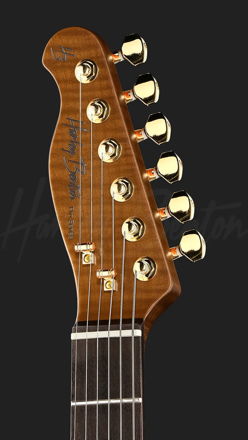 Harley Benton Fusion-T II HH Linkshänder E-Gitarre Satin Gold
