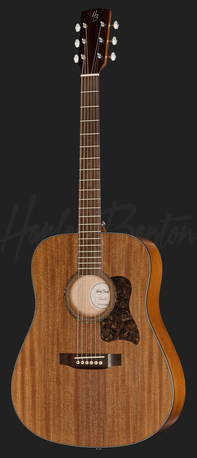 Harley Benton Custom Line CLD-65M Westerngitarre natur Mahagoni massiv