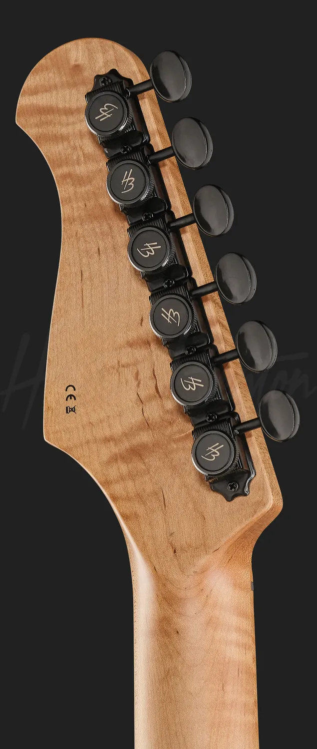 Harley Benton ST-Modern Plus HSS E-Gitarre Satin Black